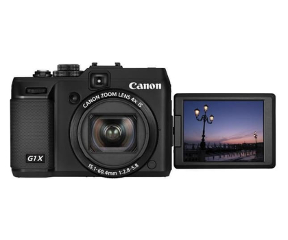 Aparat Canon APARAT FOT CANON G1Xkolor czarny,14.3Mpix,zoomx4,FullHD,HDMI